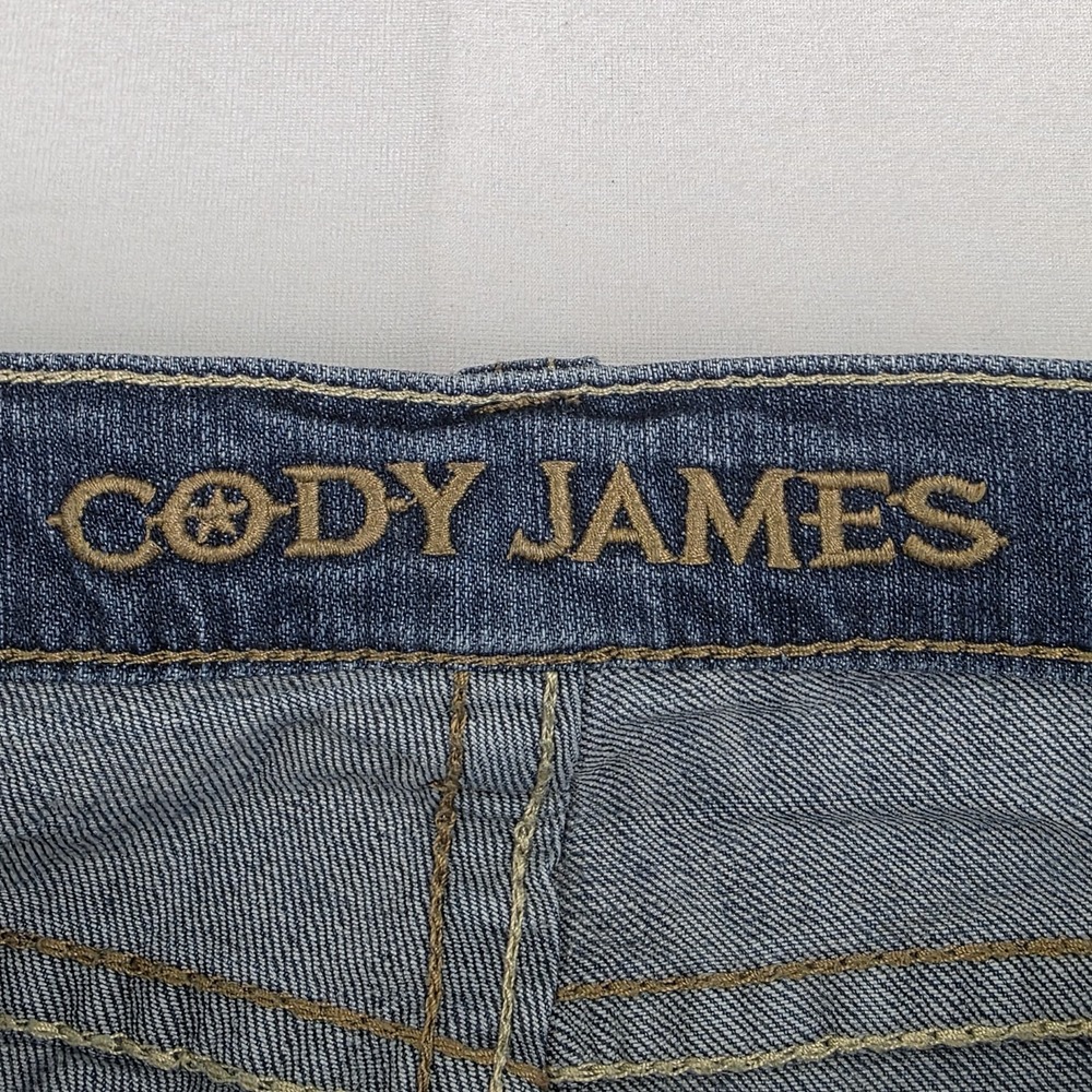 Cody James Jeans Mens Size 33x32 Bootcut Medium Wash Blue Denim Pants - Picture 4 of 10